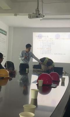 筑牢安全防線 深圳市科普健康咨詢服務中心為我司駐現場員工開展安全教育網絡技術服務